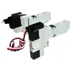 SMC solenoid valve 4 & 5 Port VQ1*1*, 1000 Series, 5 Port Solenoid Valve, Non Plug-in, Base Mounted